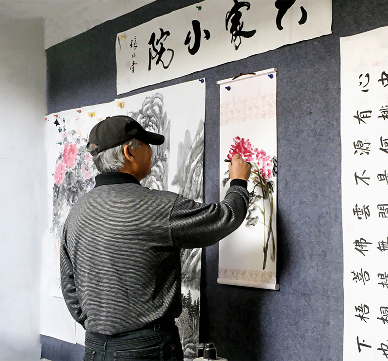大家小院里的墨香中秋—— 临沂融媒《沂蒙风采》“大家小院” 书画笔会直播圆满举行 第 2 张