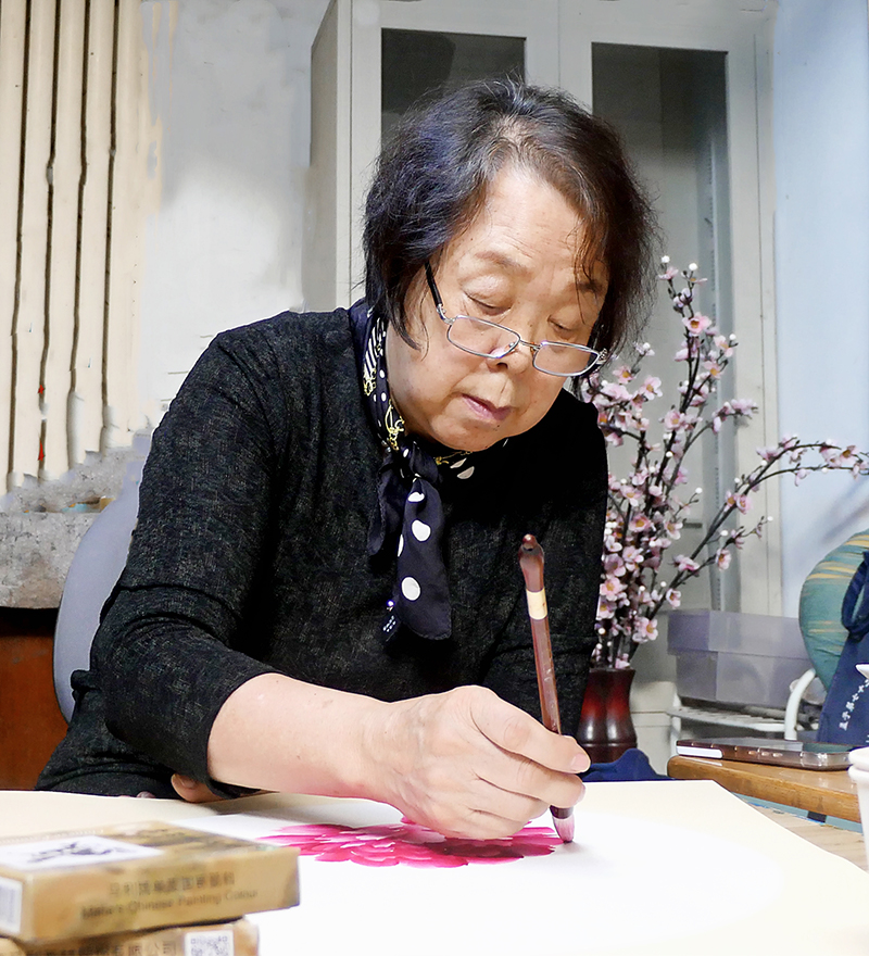 大家小院里的墨香中秋—— 临沂融媒《沂蒙风采》“大家小院” 书画笔会直播圆满举行 第 4 张