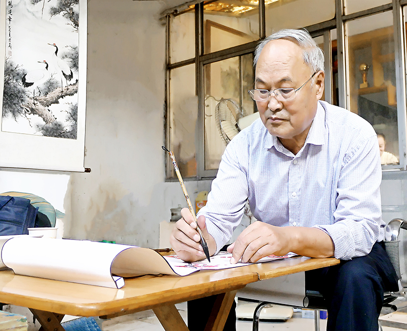 大家小院里的墨香中秋—— 临沂融媒《沂蒙风采》“大家小院” 书画笔会直播圆满举行 第 5 张