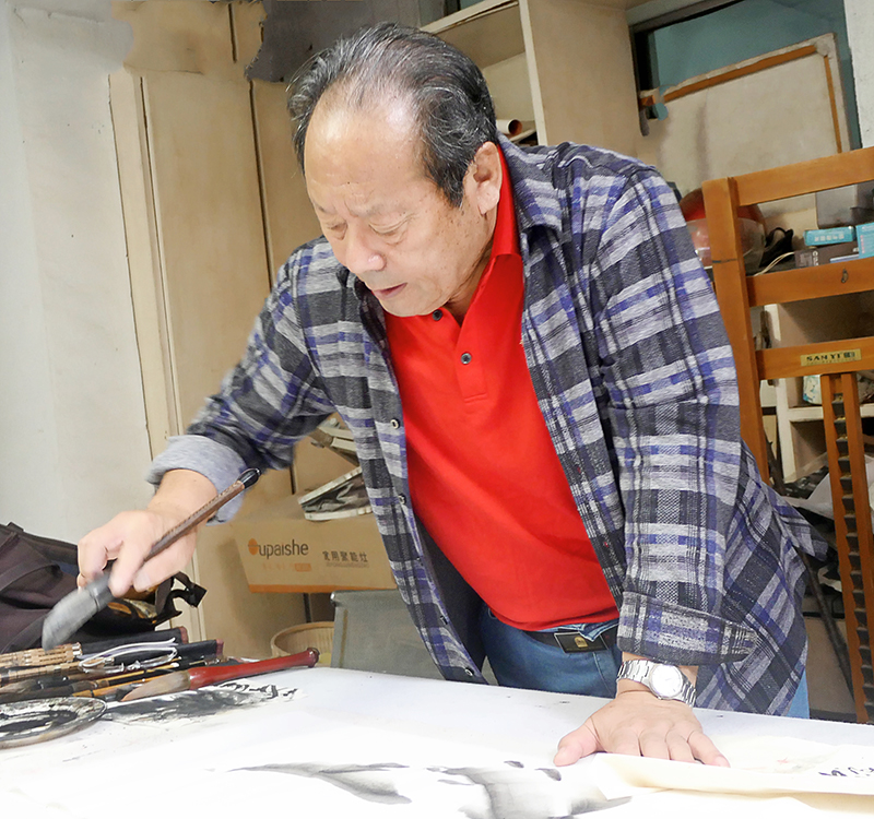 大家小院里的墨香中秋—— 临沂融媒《沂蒙风采》“大家小院” 书画笔会直播圆满举行 第 6 张