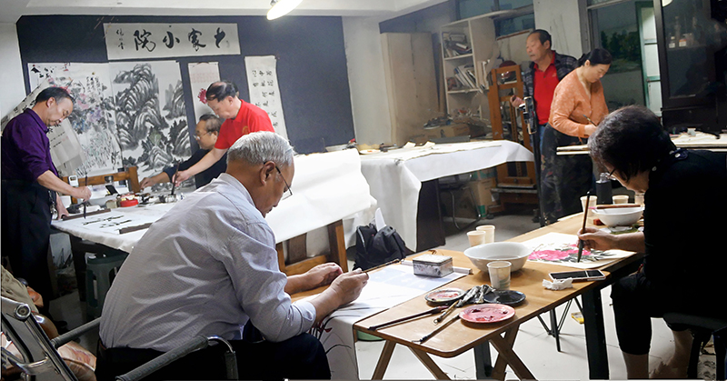 大家小院里的墨香中秋—— 临沂融媒《沂蒙风采》“大家小院” 书画笔会直播圆满举行 第 11 张