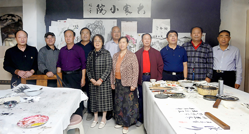大家小院里的墨香中秋—— 临沂融媒《沂蒙风采》“大家小院” 书画笔会直播圆满举行 第 12 张