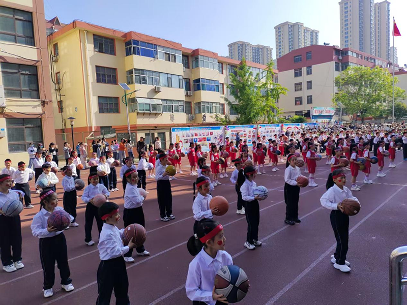 悦动篮球,跃动童年|临沂北园路小学东岳校区篮球健身操风采 第 4 张 悦动篮球,跃动童年|临沂北园路小学东岳校区篮球健身操风采 第 4 张